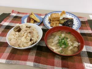 前回の講座で作った料理