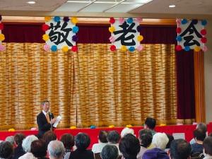川原石地区敬老会