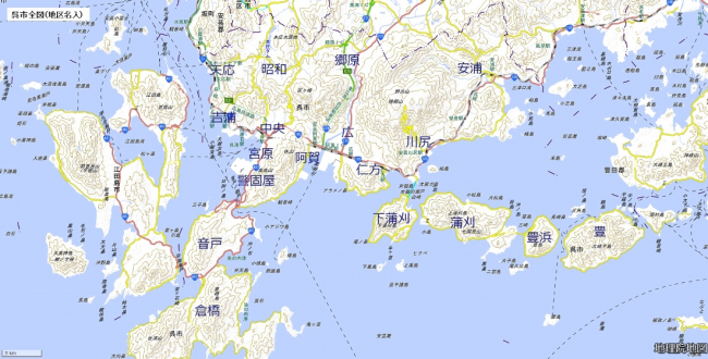 呉市全図